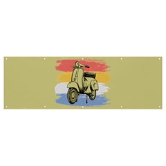 I`m Waiting On My Vespa Banner And Sign 12  X 4  by ConteMonfrey