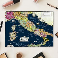 Map Italy Blue Cosmetic Bag (xl) by ConteMonfrey