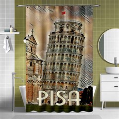 Pisa Tower, Italy Shower Curtain 48  X 72  (small)  by ConteMonfrey