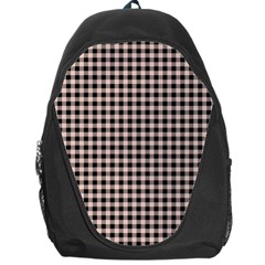 Purple Black Small Plaids Backpack Bag by ConteMonfrey