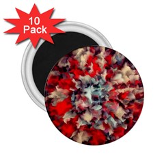 Mirror Fractal 2 25  Magnets (10 Pack)  by Sparkle