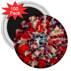 Mirror Fractal 3  Magnets (100 Pack) by Sparkle