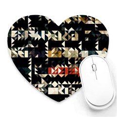 Art-design-color-banner-wallpaper Heart Mousepads