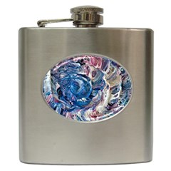 Abstract Ammonite Hip Flask (6 Oz)