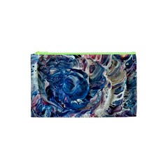 Abstract Ammonite Cosmetic Bag (xs) by kaleidomarblingart