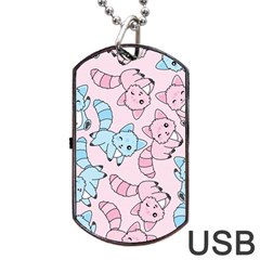 Children Pattern Design Dog Tag Usb Flash (two Sides)