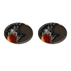 Fresh Water Tomatoes Cufflinks (oval) by ConteMonfrey