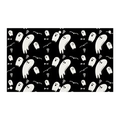 Ghost Background Halloween Banner And Sign 5  X 3 