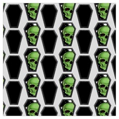 Coffins And Skulls - Modern Halloween Decor  Lightweight Scarf  by ConteMonfrey