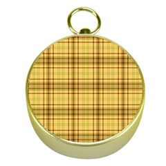 Plaid Gold Compasses by nateshop