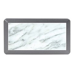 White Marble Texture Pattern Memory Card Reader (mini)