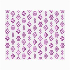 Geometric Pattern Purple Pattern Small Glasses Cloth