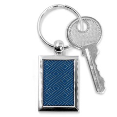 Abstract Geometry Pattern Key Chain (rectangle)