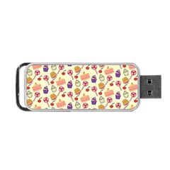 Cupcake Pattern Lollipop Portable Usb Flash (one Side) by Ravend