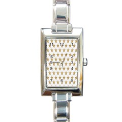 Stars-3 Rectangle Italian Charm Watch by nateshop