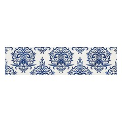 Blue And White Ornament Damask Vintage Banner And Sign 4  X 1  by ConteMonfrey