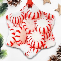 Candy Snowflake Ornament (two Sides) by artworkshop