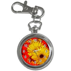 Flower Daisies Bloom Blossom Key Chain Watches by Wegoenart