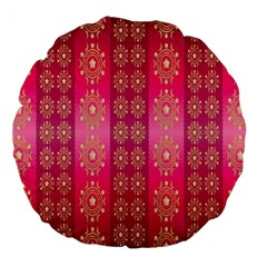 Background-15 Large 18  Premium Flano Round Cushions by nateshop