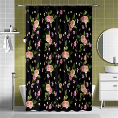 Background-roses Shower Curtain 48  X 72  (small)  by nateshop