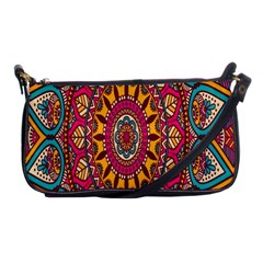 Buddhist Mandala Shoulder Clutch Bag by nateshop