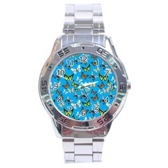 Butterflies Stainless Steel Analogue Watch by nateshop