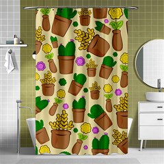 Cactus Shower Curtain 48  X 72  (small)  by nateshop