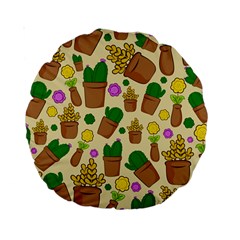 Cactus Standard 15  Premium Round Cushions by nateshop