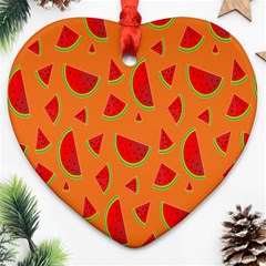 Fruit 2 Heart Ornament (two Sides) by nateshop