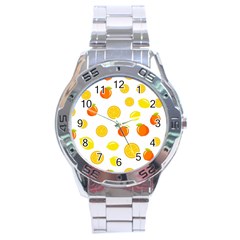 Fruits,orange Stainless Steel Analogue Watch by nateshop