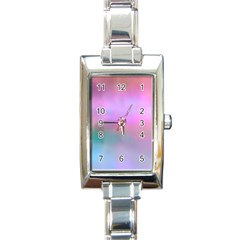 Cosmos Rectangle Italian Charm Watch by nateshop