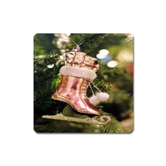 Christmas Ornament 2 Square Magnet by artworkshop