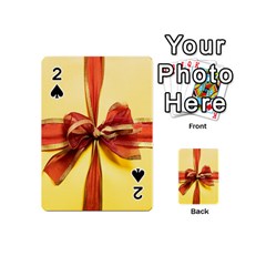 Ribbon Bow Playing Cards 54 Designs (mini) by artworkshop