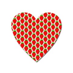 Strawberries Heart Magnet by nateshop