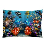 Aquarium Fish Tank Sea Life Pillow Case (Two Sides) Back