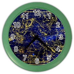 Constellation Perseus Andromeda Galaxy Color Wall Clock by Wegoenart