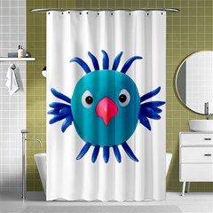 Fantasy 3d Bird Illustration 2 Shower Curtain 48  X 72  (small)  by dflcprintsclothing