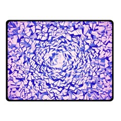 Cubes Cube Abstract Geometric Art Double Sided Fleece Blanket (small)  by Wegoenart