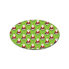 Christmas-santaclaus Sticker Oval (10 Pack) by nateshop