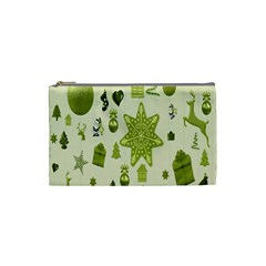 Christmas-stocking-star-bel Cosmetic Bag (small) by nateshop