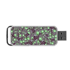 Man Butterfly Drawing Motif Pattern Portable Usb Flash (one Side) by dflcprintsclothing