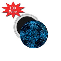 Network Circuit Board Trace 1 75  Magnets (100 Pack) 