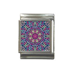 Cold Colors Mandala   Italian Charm (13mm) by ConteMonfrey