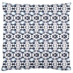 Blue Flowers Large Cushion Case (Two Sides) Front