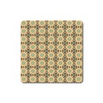 Abstracr Green Caramels Square Magnet Front