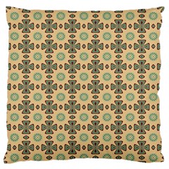 Abstracr Green Caramels Standard Flano Cushion Case (one Side) by ConteMonfrey