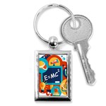 Natural Science Physics Laboratory Formula Key Chain (Rectangle) Front