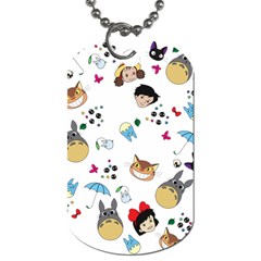 My Neighbor Totoro Cartoon Dog Tag (two Sides) by danenraven