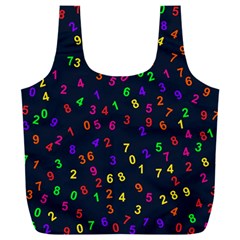 Number Digit Learning Education Full Print Recycle Bag (xxl)