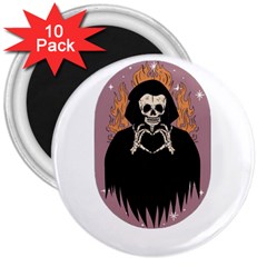 Halloween 3  Magnets (10 Pack)  by Sparkle